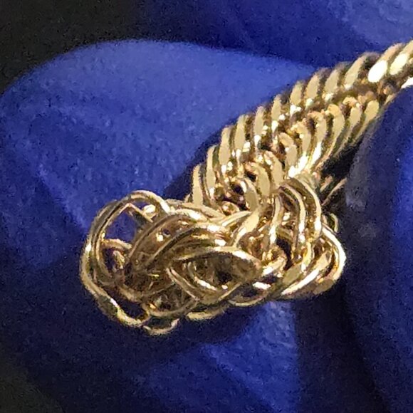 triple lock necklace / gold chain (no pendant) - P2 - Picture 7 of 14